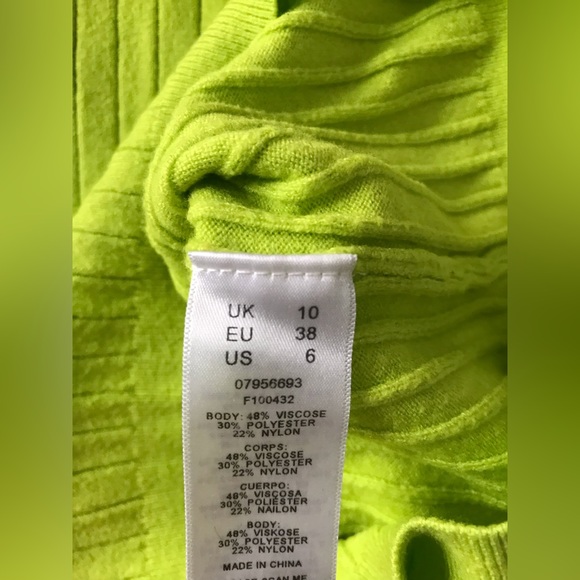 Green Asos Long Sleeve Rib Knit 6 - Picture 3 of 3